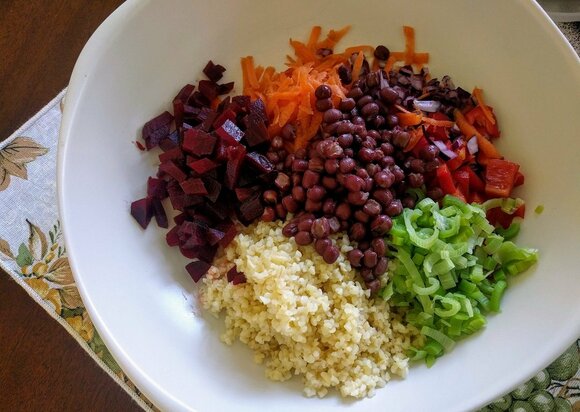 小豆サラダ