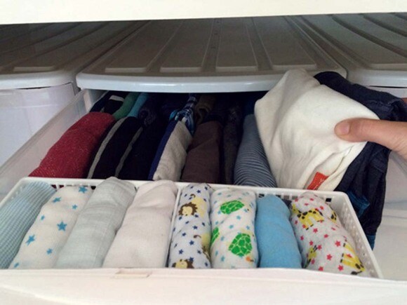 洋服は上下組み合わせてしまうと出すときもラク