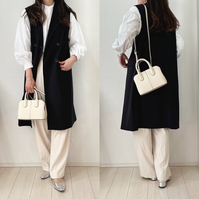 ボストンスクエアショルダーバッグ使用