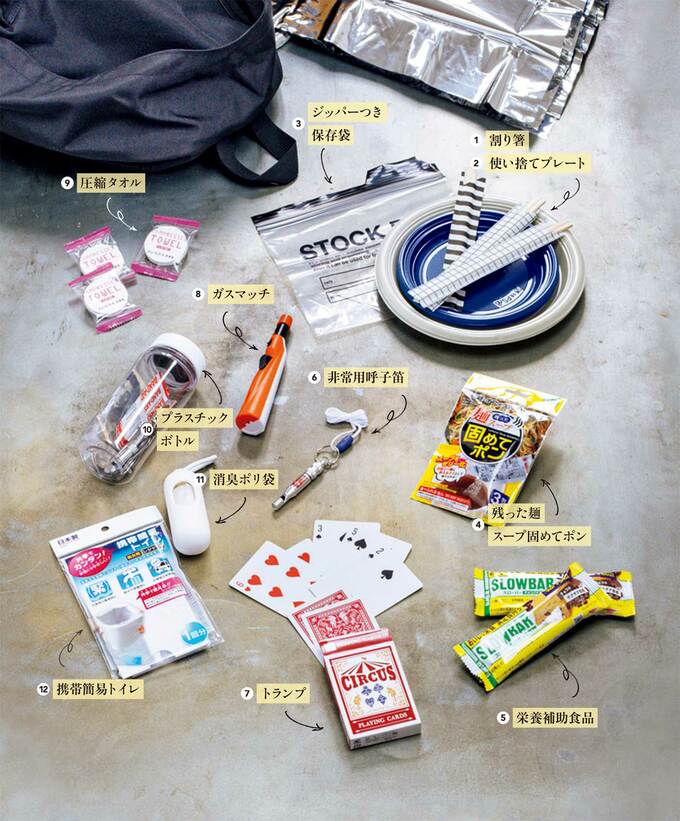 100円ショップの防災グッズ