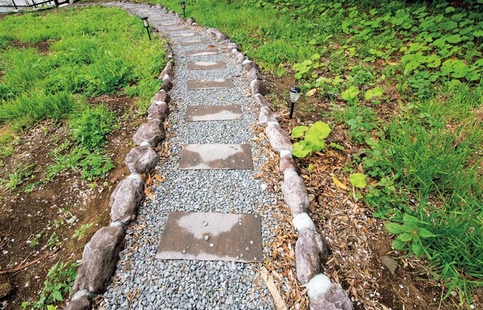 手づくりを楽しむ庭