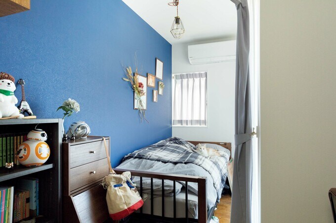 子ども部屋のアクセントクロス