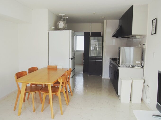 Fujinaoさん賃貸時代のダイニング＆キッチン