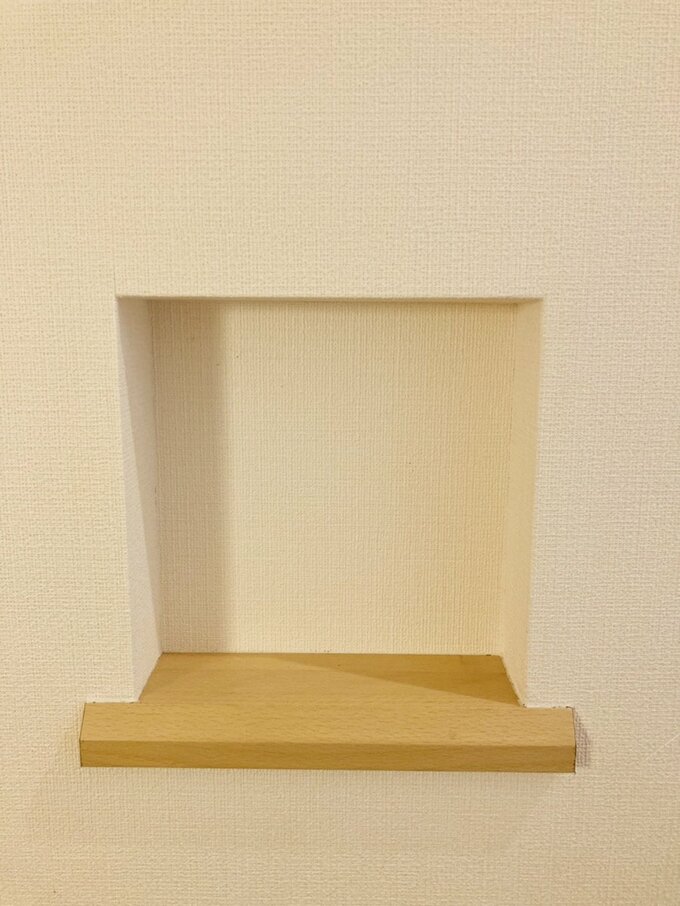 奥行きが浅く少し小さめサイズのニッチ