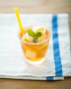フルーツ氷でレモンティーをつくってみた