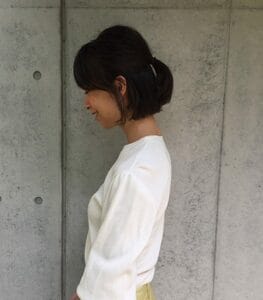 「切りっぱなしボブ」だと自然とボリュームが出て、毎日のヘアセットがぐんとラクに
