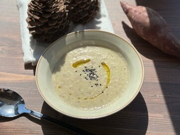 旬のサツマイモは「丸ごと食べる」が正解。農家直伝、絶品ポタージュレシピ