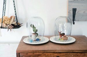 逆さまに使ってガラスドーム風に