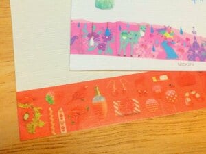 マステ使いで地味なハガキもかわいく変身