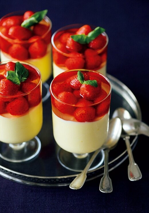 イチゴのババロア