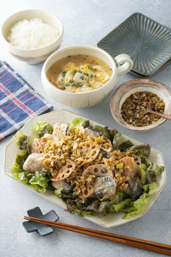 食感を意識して調理した献立