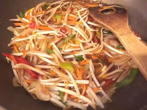 豆腐の甘酢あんかけ