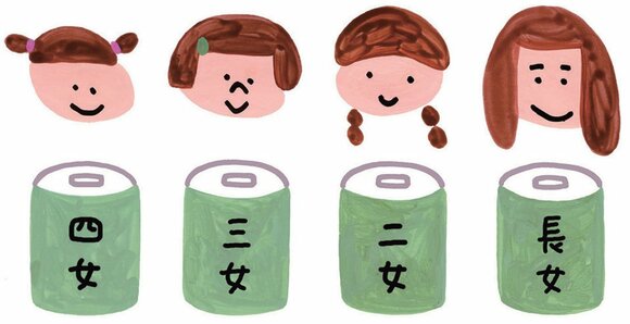 子どもの人数分の貯金箱