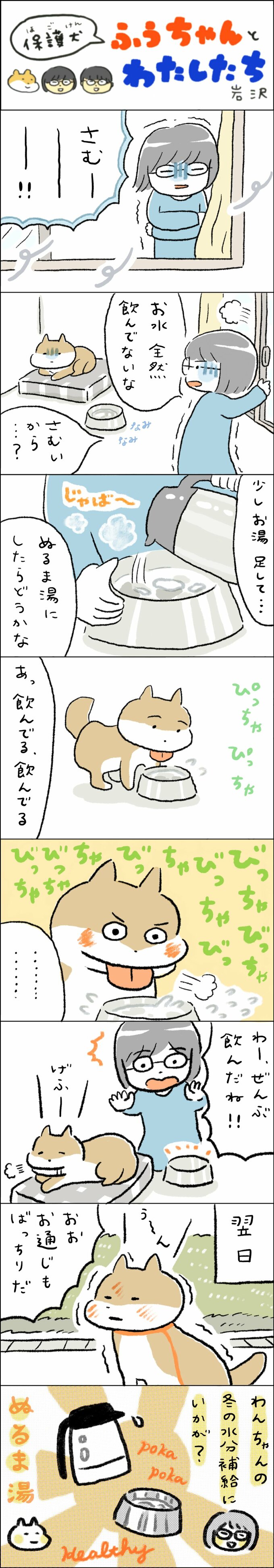 冬のお水問題
