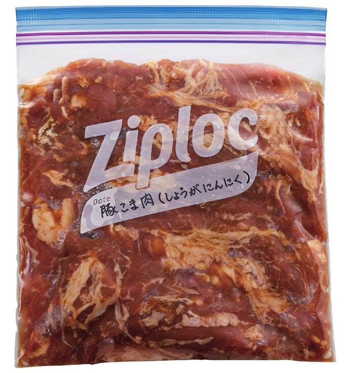 下味冷凍した豚肉