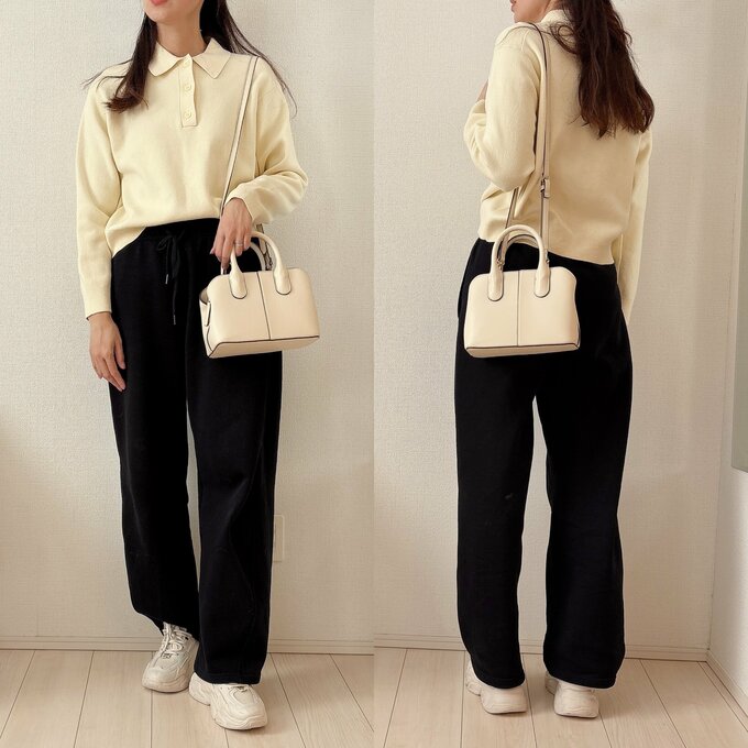 ボリュームスウェットとのコーデ