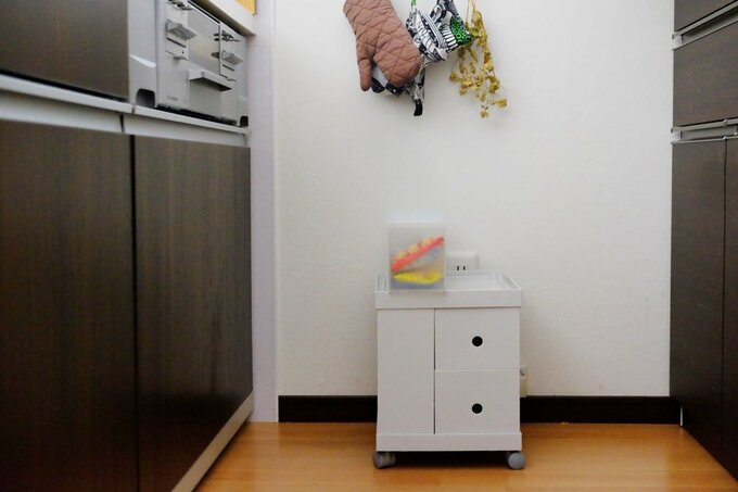 キャスターつきに