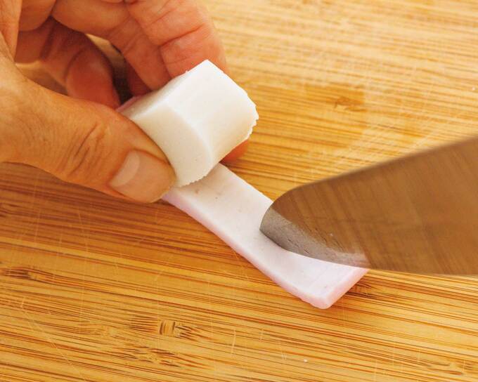 かまぼこの飾り切り