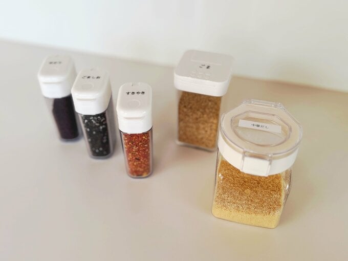 調味料の詰め替え
