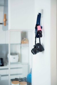 カメラは壁の高い位置に