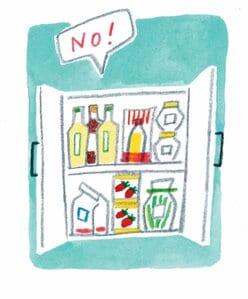 ストックは持たない