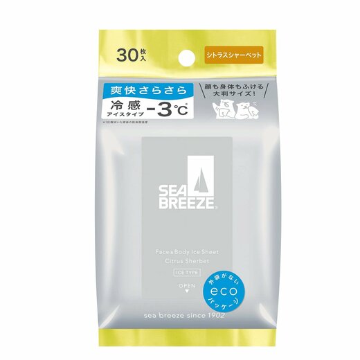 シーブリーズ　フェイス&ボディアイスシートN（30枚）　シトラスシャーベット