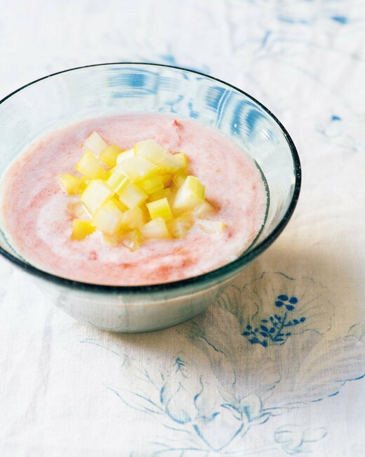 ヨーグルトのガスパチョ