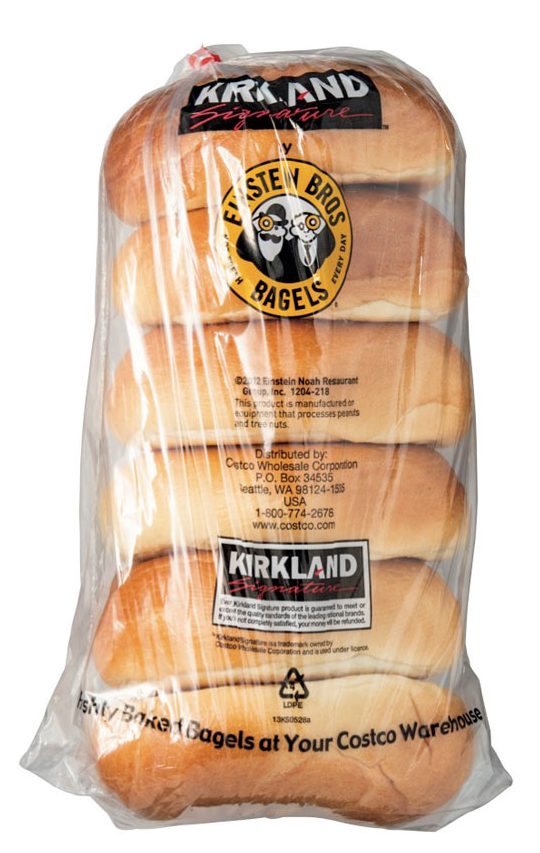 薄いベーグル6個入り