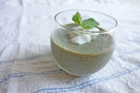 チラコルとアーモンドミルクのプリン