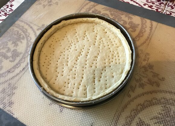 表面が乾いた状態になるまで10分ほど空焼きする。