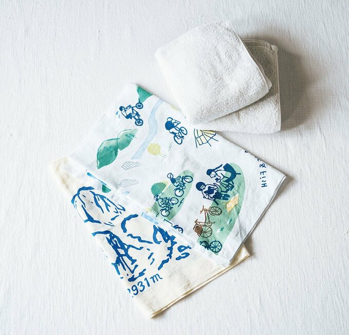 薄手フェイスタオル