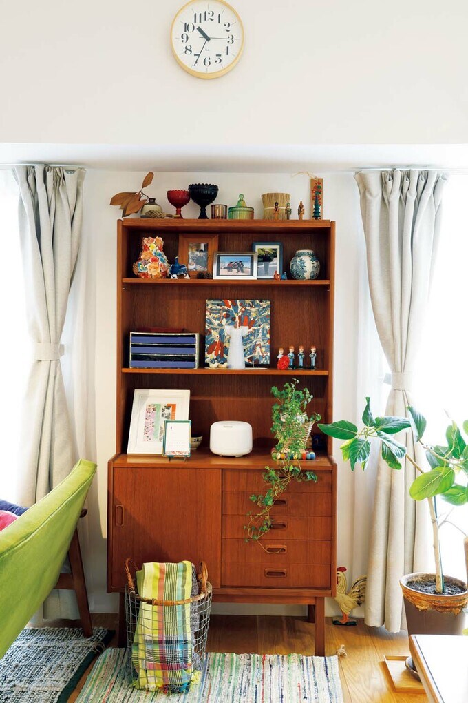 長年愛用の飾り棚