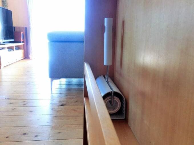 片手でサッと本体を取り出すことができる