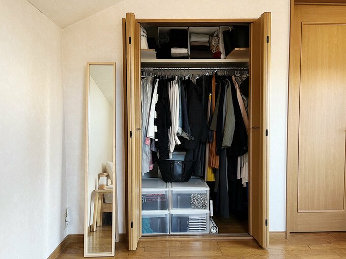 木村さんのクローゼット全体