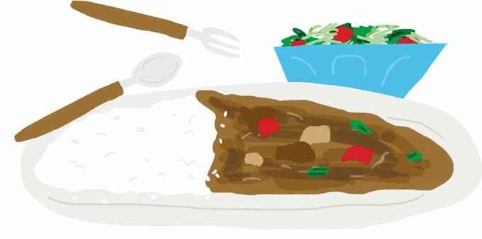 イラストカレー