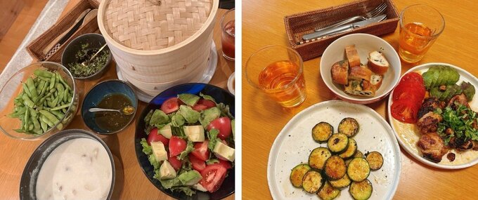若松家の食卓とカトラリー