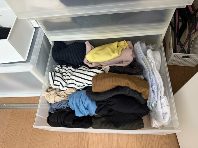 安く買ったけど、上手に着れていない服