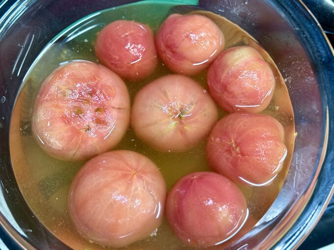 トマトのだし漬け