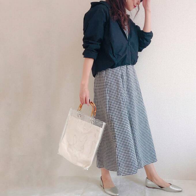 マウンテンパーカと合わせる