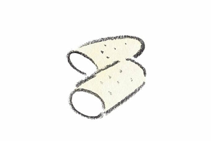 長イモのイラスト