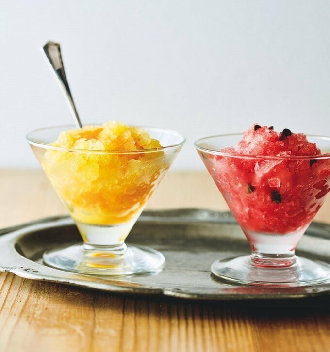 フルーツシャーベット2種