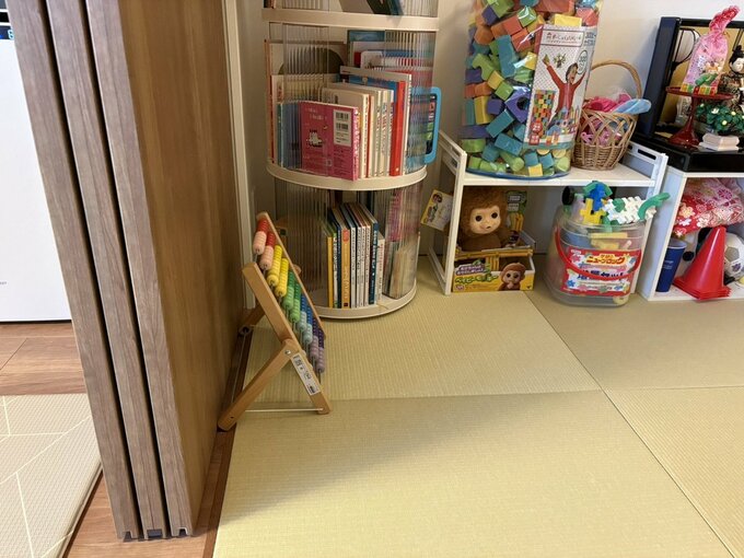 ドアをあけた様子