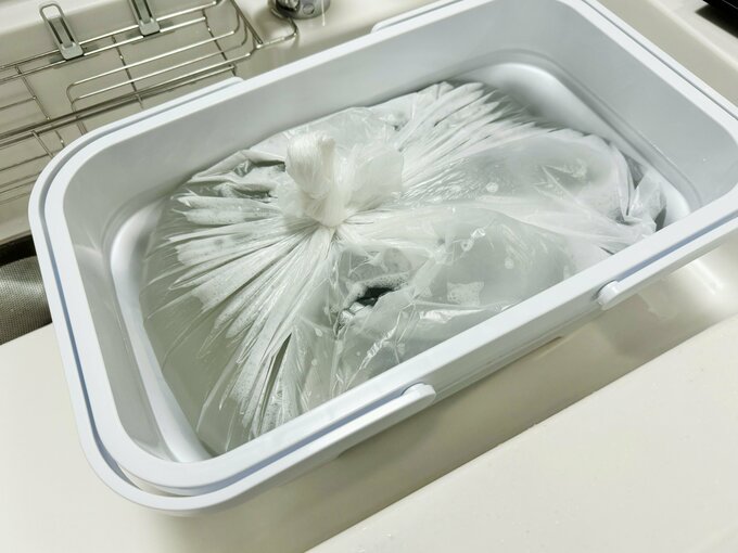 五徳のつけおき掃除