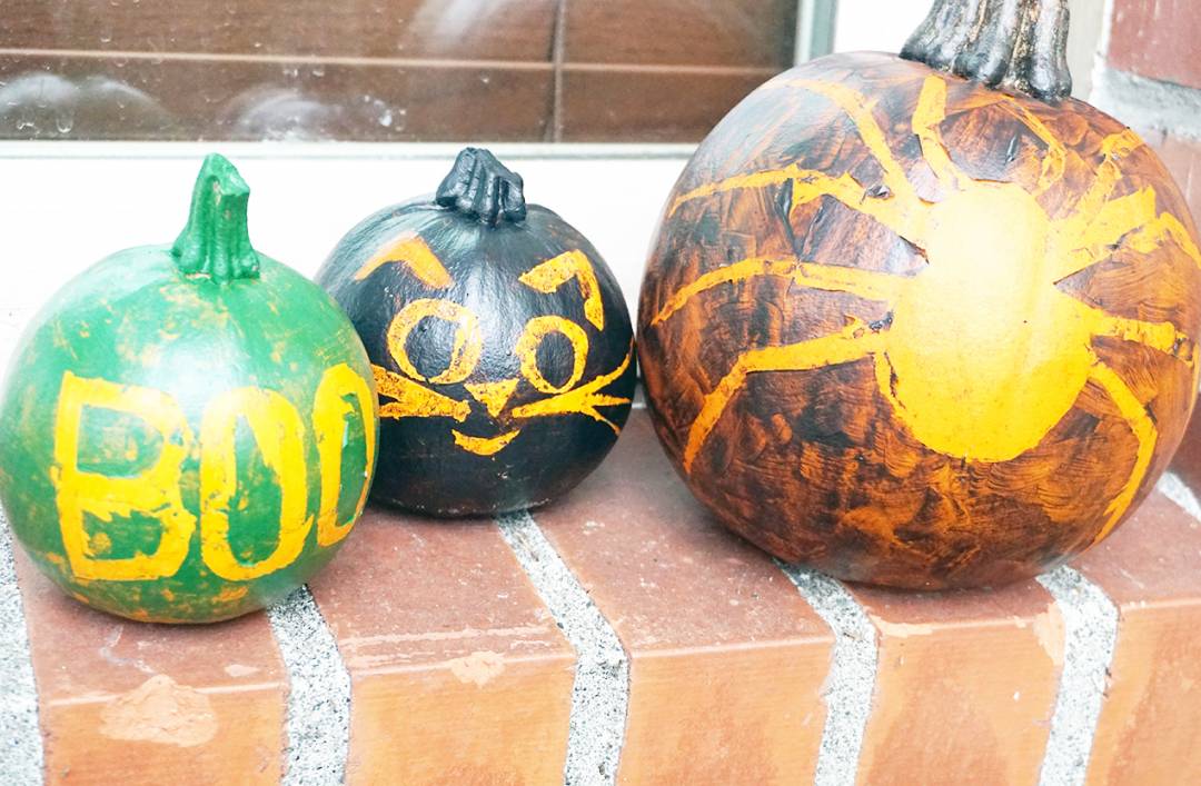 カボチャにペイントするだけでOK!本場アメリカのハロウィーン | ESSEonline(エッセ オンライン)