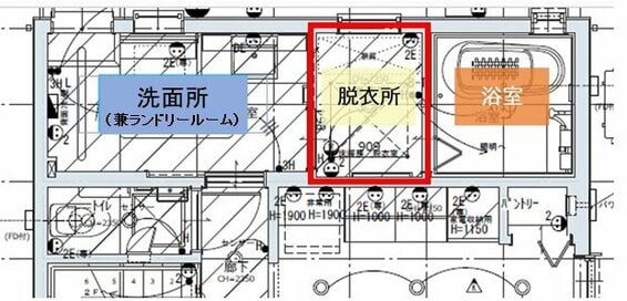 脱衣所を洗面所と分けて正解。たった1.5畳の空間が、新居を便利で快適に
