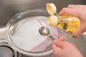 つけおきして漂白・殺菌