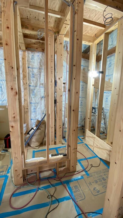 電気工事後の現場