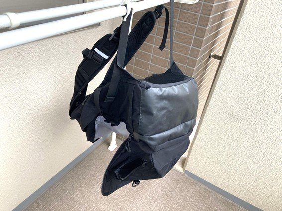 リュックの洗濯