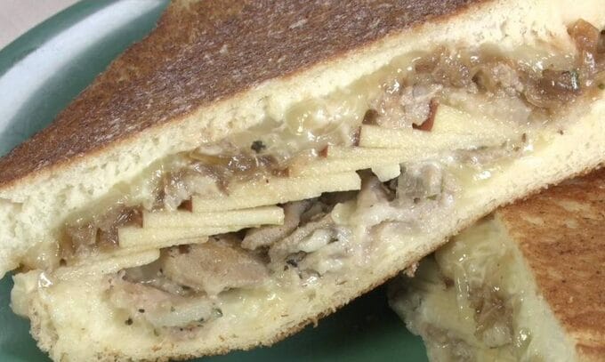 サンドイッチの断面