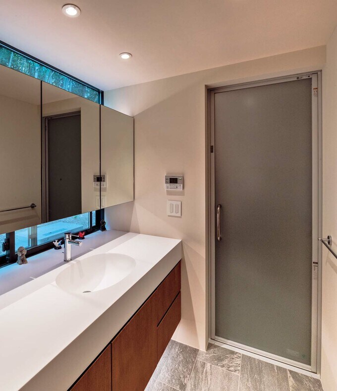 ゲスト用に設けられた洗面室